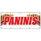 Signmission PANINIS BANNER SIGN sandwich sign hot concession pressed cubans B-120 Paninis - alternate 1